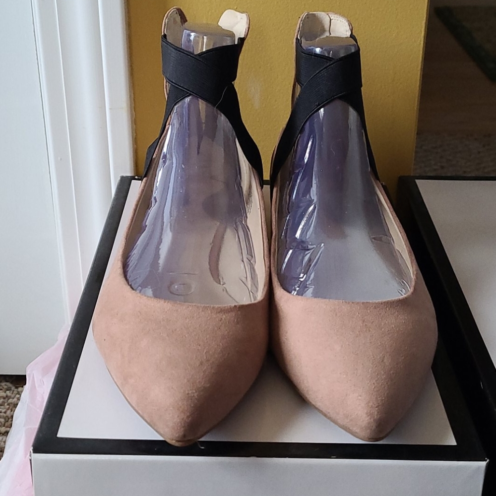 Suede flats